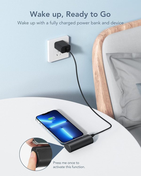 Charmast Small Portable Charger 5000mAh, Ultra-Compact 20W PD Fast Charging Power Bank Mini Battery Pack Compatible with iPhone 14/14 Pro Max/13/13 Pro Max/12/12 Pro Max/11/XR/X/8/7/6, and More - Image 5